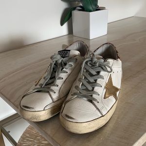 Size 8 golden goose sneakers